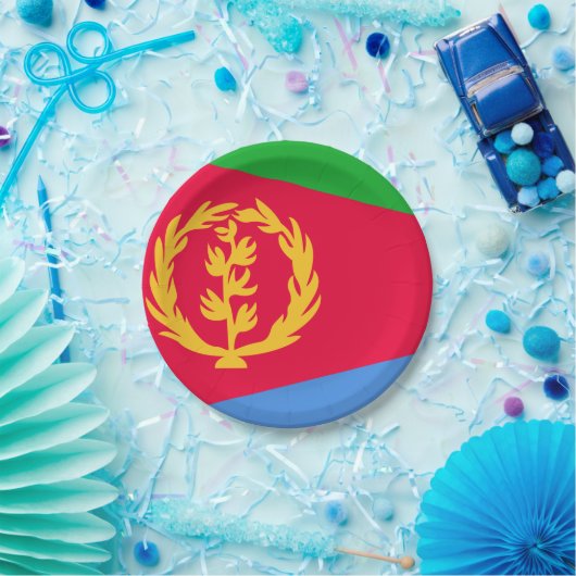 Eritrea Flag Papieren Bordje (Feest)