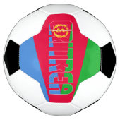 Eritrea Flag Patriotic  Voetbal (Gedraaid)
