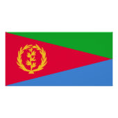 Eritrea Flag Perfect Poster (Voorkant)