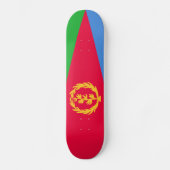 Eritrea Flag Persoonlijk Skateboard (Voorkant)