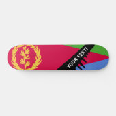 Eritrea Flag Persoonlijk Skateboard (Horizontaal)