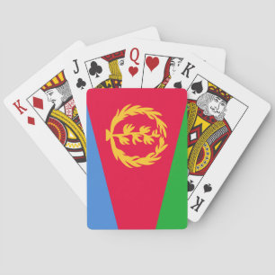 Eritrea Flag Pokerkaarten