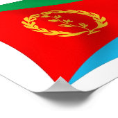 Eritrea Flag Poster Print (Hoek)