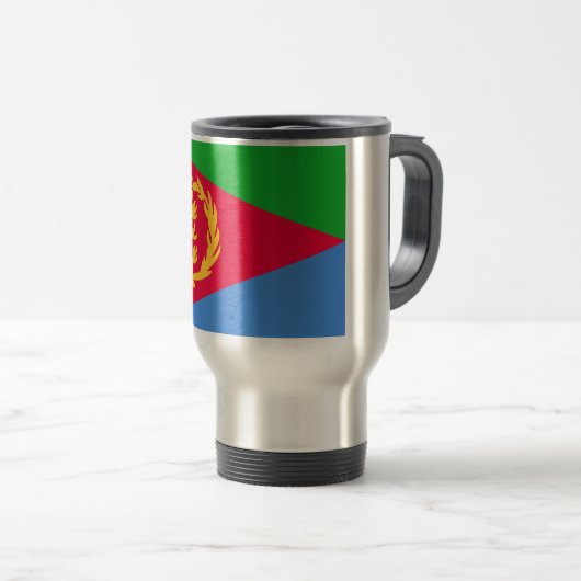 Eritrea Flag Reisbeker (Voorkant rechts)