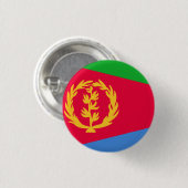 Eritrea Flag Ronde Button 3,2 Cm (Voorkant /achterkant)