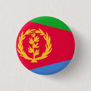 Eritrea Flag Ronde Button 3,2 Cm