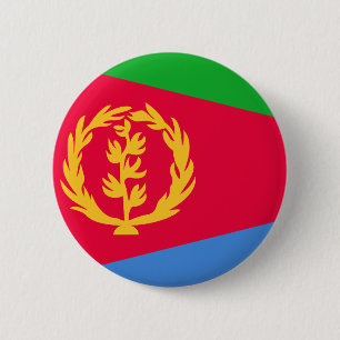 Eritrea Flag Ronde Button 5,7 Cm