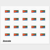Eritrea Flag Ronde Sticker (Vel)