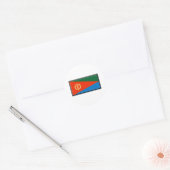 Eritrea Flag Ronde Sticker (Envelop)