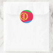 Eritrea Flag Ronde Sticker (Tas)