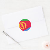 Eritrea Flag Ronde Sticker (Envelop)