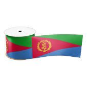 Eritrea Flag Satijnen Lint (Spoel)