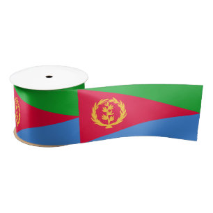 Eritrea Flag Satijnen Lint