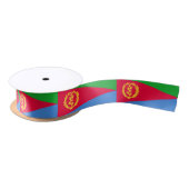 Eritrea Flag Satijnen Lint (Spoel)