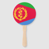 Eritrea flag Set of Fans Handwaaier (Achterkant)