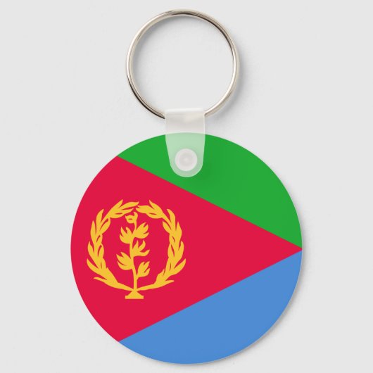 Eritrea Flag Sleutelhanger (Voorkant)