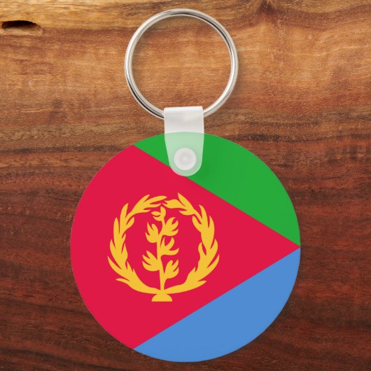 Eritrea Flag Sleutelhanger (Voorkant)