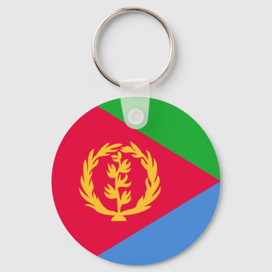 Eritrea Flag Sleutelhanger (Achterkant)
