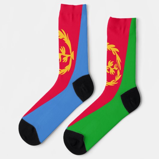 Eritrea Flag Sokken (Links)