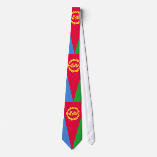 Eritrea Flag Stropdas (Voorkant)