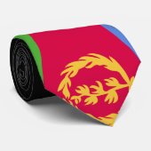Eritrea Flag Stropdas (Opgerold)