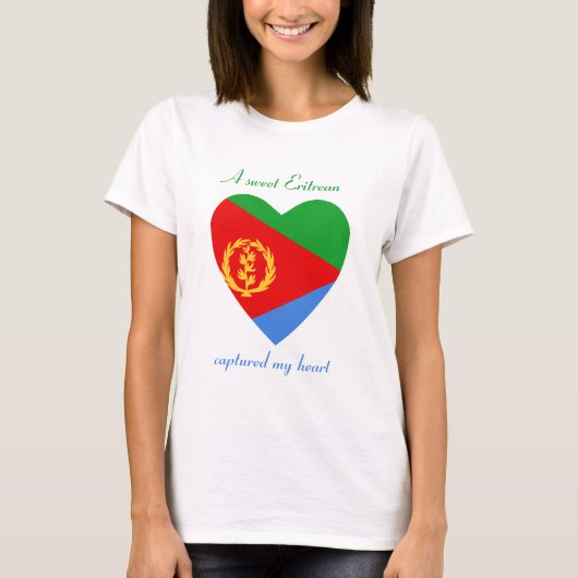 Eritrea Flag Sweebaby T-Shirt (Voorkant)