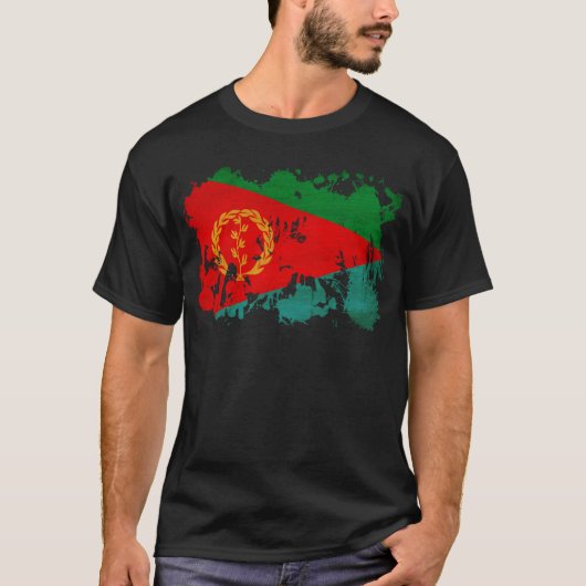 Eritrea Flag T-shirt (Voorkant)