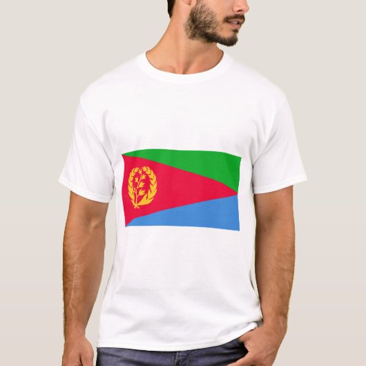 Eritrea Flag T-Shirt (Voorkant)