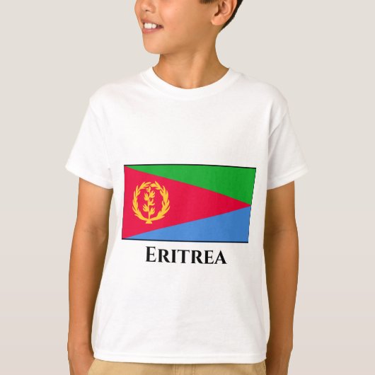 Eritrea Flag T-shirt (Voorkant)