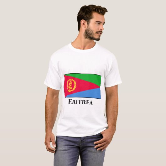 Eritrea Flag T-shirt (Voorkant volledig)