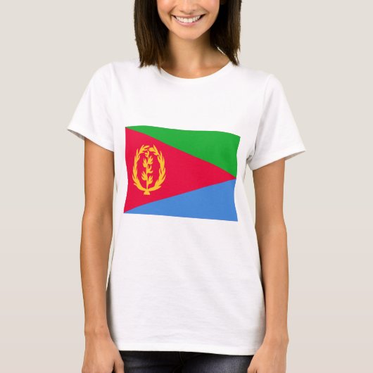 Eritrea Flag T-shirt (Voorkant)