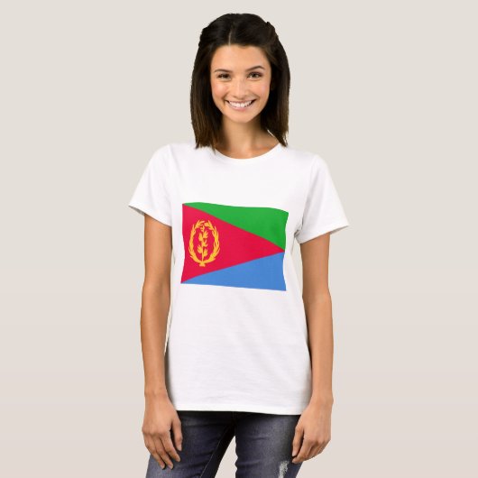Eritrea Flag T-shirt (Voorkant volledig)