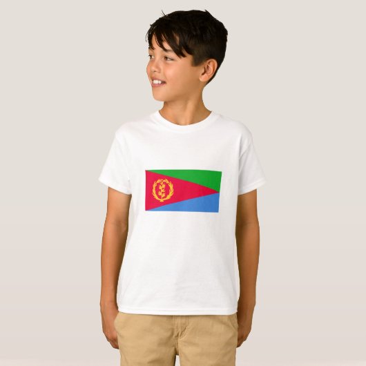 Eritrea Flag T-shirt (Voorkant volledig)
