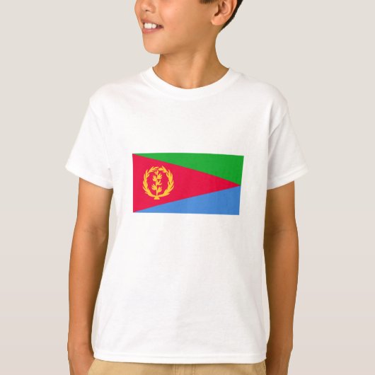 Eritrea Flag T-shirt (Voorkant)