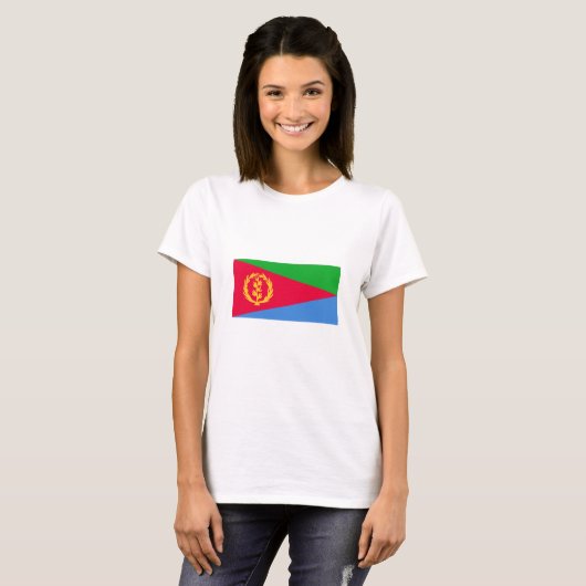 Eritrea Flag T-shirt (Voorkant volledig)