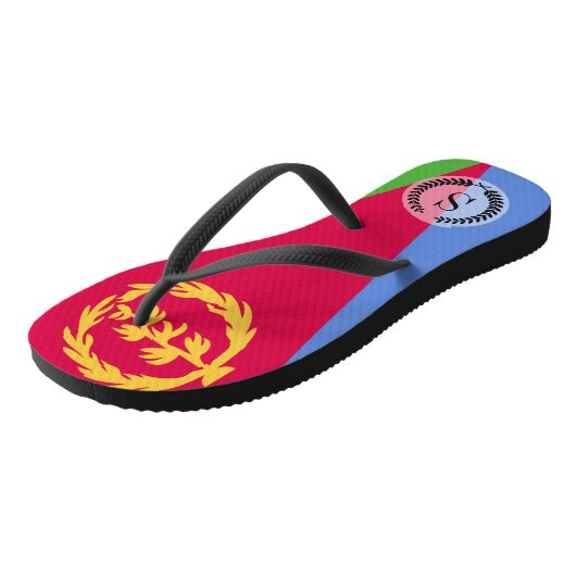 Eritrea Flag Teenslippers (Schuin)