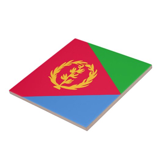 Eritrea Flag Tegeltje (Zijkant)