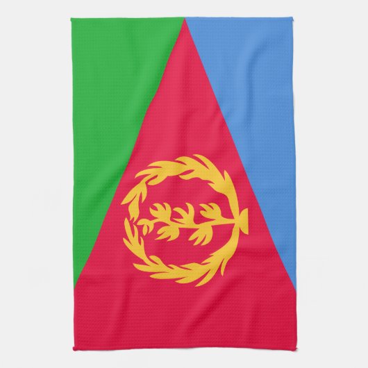 Eritrea Flag Theedoek (Verticaal)
