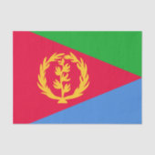 Eritrea Flag Tissuepapier (Voorkant)