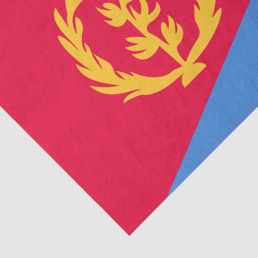 Eritrea Flag Tissuepapier (Detail)