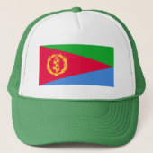 Eritrea Flag Trucker Pet (Voorkant)