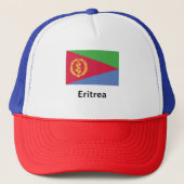 Eritrea Flag Trucker Pet (Voorkant)