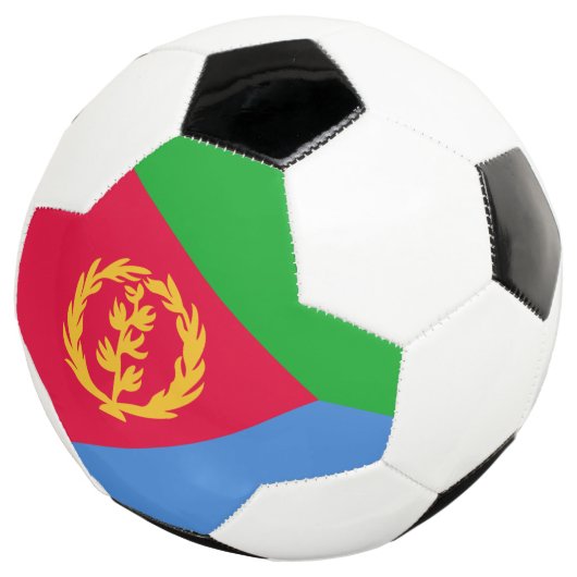 Eritrea Flag Voetbal (Drie kwart)