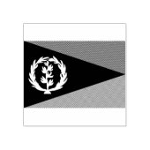 Eritrea flag Wood Art Stamp Rubberstempel (Afrduk)