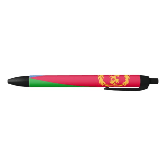 Eritrea Flag Zwarte Inkt Pen (Bodem)