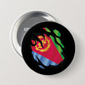 Eritrea Gekopieerde Vlag Ronde Button 7,6 Cm (Voorkant /achterkant)