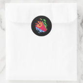Eritrea Gekopieerde Vlag Ronde Sticker (Tas)