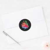 Eritrea Gekopieerde Vlag Ronde Sticker (Envelop)