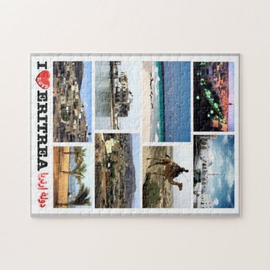 Eritrea - Ik hou van Legpuzzel (Horizontaal)