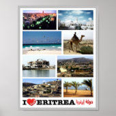 Eritrea - Ik hou van Poster (Voorkant)